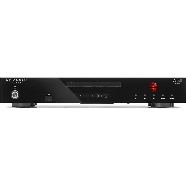Advance Paris ACD APEX, Röhren-CD-Player mit analogen und digitalen Ausgängen, 2V RCA-Ausgangspannung