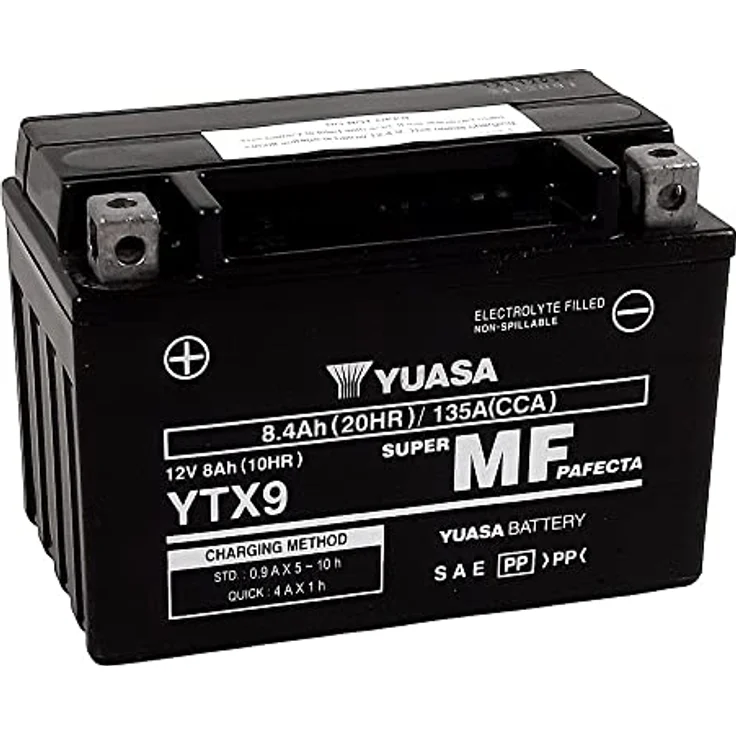 Batterie ''YTX9-BS'', ETN: 508012008, Yuasa, – Bild 3