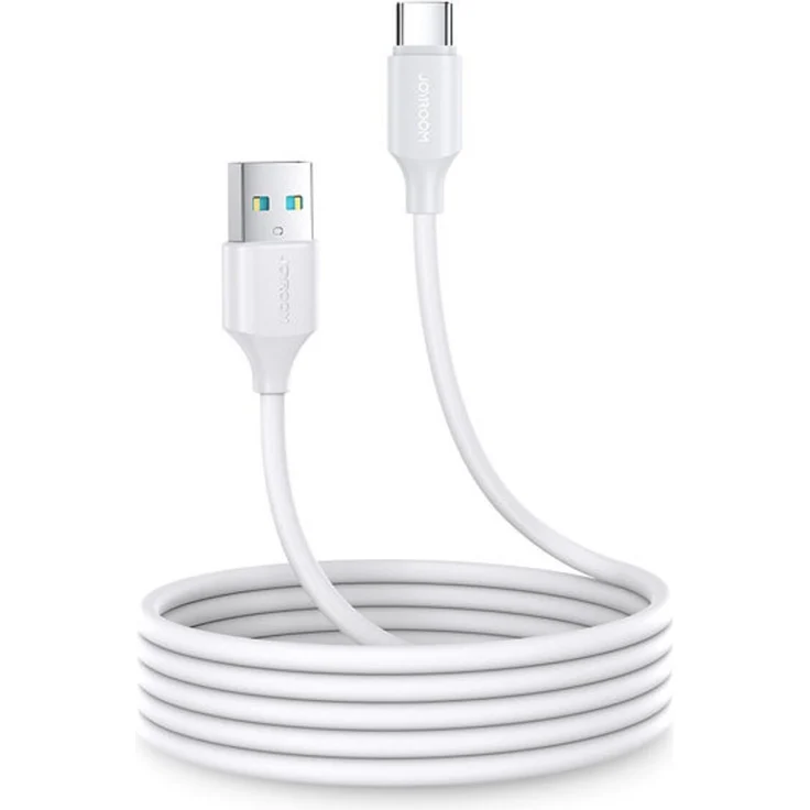 Joyroom USB Lade-/Datenkabel S-UC027A9, 3A, 2m, Weiß, Schnellladung und Datenübertragung 480 Mbit/s