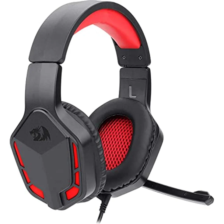 Redragon Themis H220, Kabelgebundenes On-Ear-Gaming-Headset mit 50 mm Treibern, Mikrofon und Universeller Kabelfernbedienung, Schwarz – Bild 3