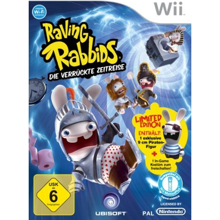 Raving Rabbids - Die verrückte Zeitreise (Collector's Edition) (Wii) – Bild 2
