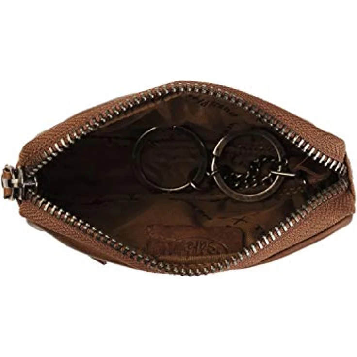 The Chesterfield Brand Leder Schlüsseletui Corey, Cognac, mit RFID-Blocker und zwei Schlüsselringen, 11,5 x 6 x 2 cm – Bild 2