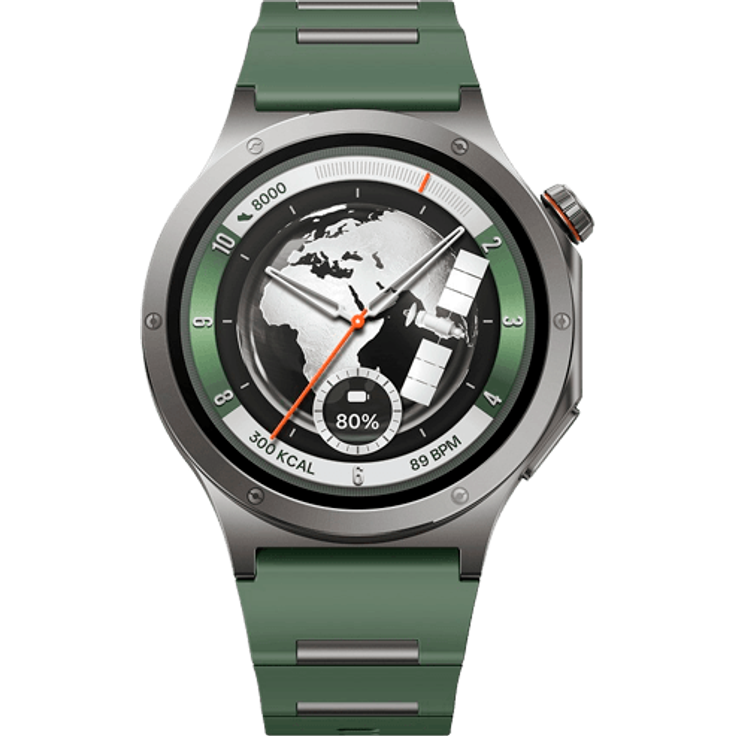 OnePlus Watch 4, Smartwatch mit gesundheits- und fitnessorientierten Funktionen, grün