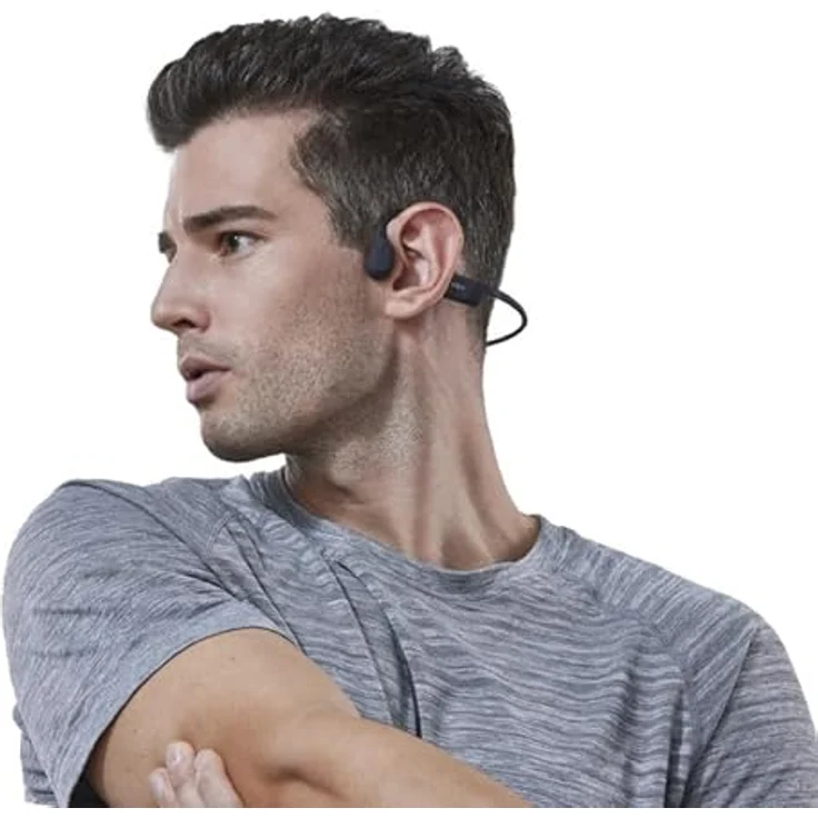SHOKZ OpenRun Mini Black USB-C Kopfhörer - Schnellladefunktion, IP67 Wasserdicht, 8-stündige Akkulaufzeit, Federleicht – Bild 7