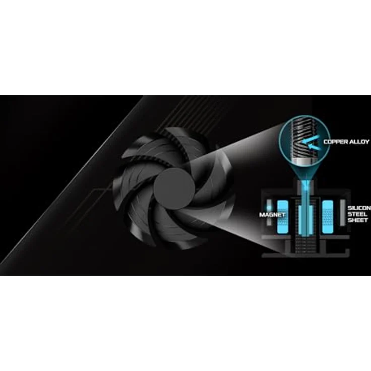 AsRock Steel Legend 1000W ATX Netzteil, 80+ Gold zertifiziert, modulares Kabelmanagement, Schwarz – Bild 9