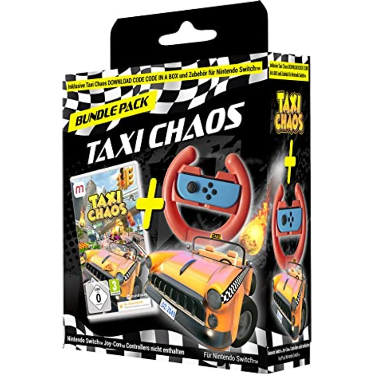 Taxi Chaos Racing Wheel Bundle (Switch) – Bild 1