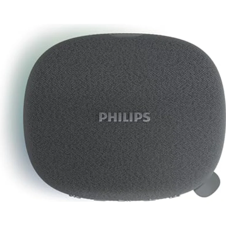 Philips TAS2307BK/00, Bluetooth-Lautsprecher mit integrierten LED-Leuchten, wasserdicht, 10 Stunden Akkulaufzeit, schwarz – Bild 2