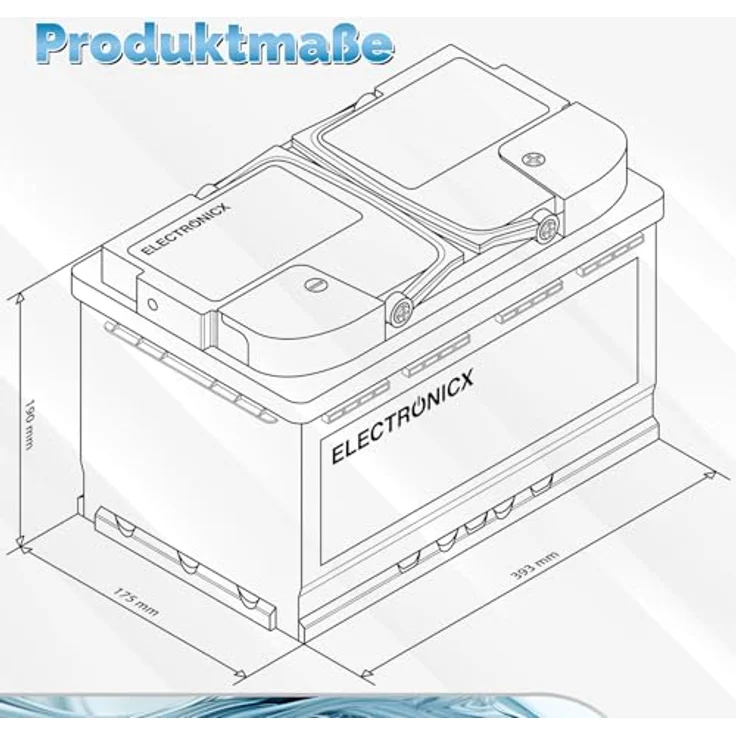 Electronicx Gel Batterie 140 AH 12V, wartungsfreie Solarbatterie für Wohnmobil und Boot, stoßfest und langlebig – Bild 8