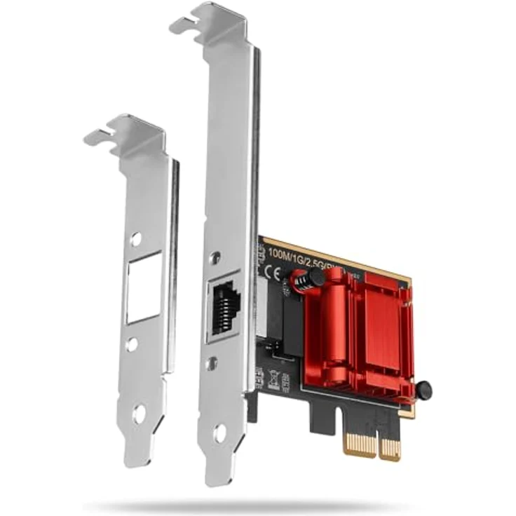 AXAGON PCEE-G25 Carte réseau Interne Ethernet 5000 Mbit/s – Bild 1