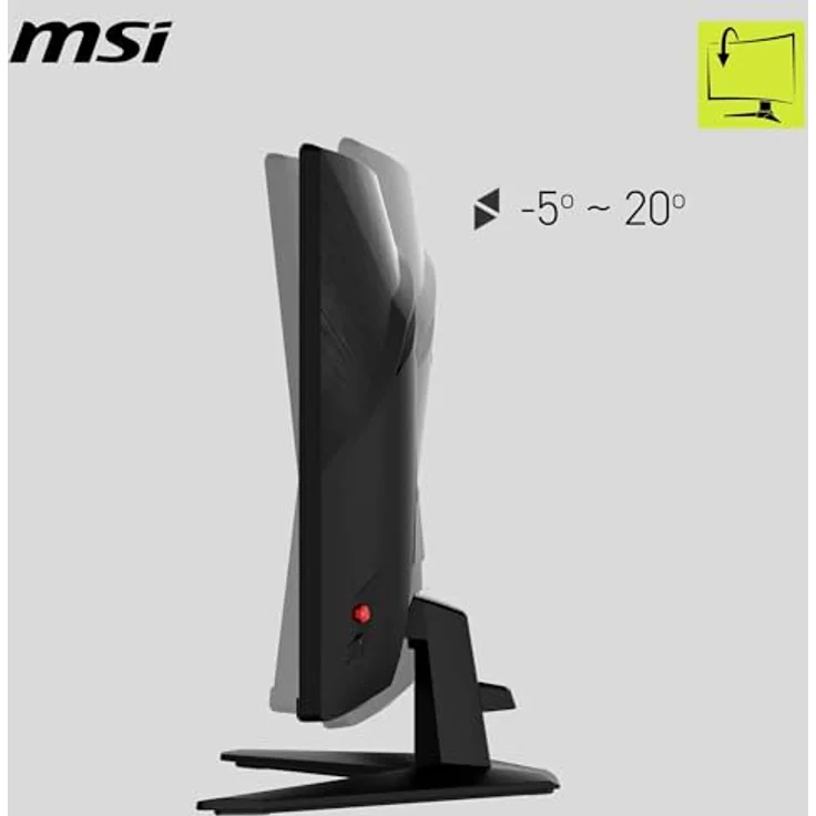 MSI MAG 274CXF, 27 Zoll Curved Gaming Monitor mit 280 Hz und Full HD, 0,5 ms Reaktionszeit, AMD FreeSync Premium – Bild 4