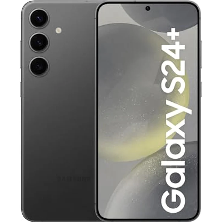 Samsung Galaxy S24+ AI Smartphone, Android-Handy ohne Vertrag, 12 GB RAM, 256 GB Speicher, Onyx Black – Bild 1