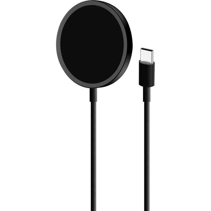 Puro Magnetic Charging Cable USB-C MagSafe, kabelloser 15W Schnellladung, Schwarz