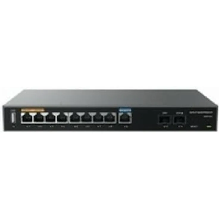 Grandstream GWN7003 Router 2xSFP 9xGbE LAN/WAN DPI, Original Marke, Zwei Jahre Garantie, schwarz