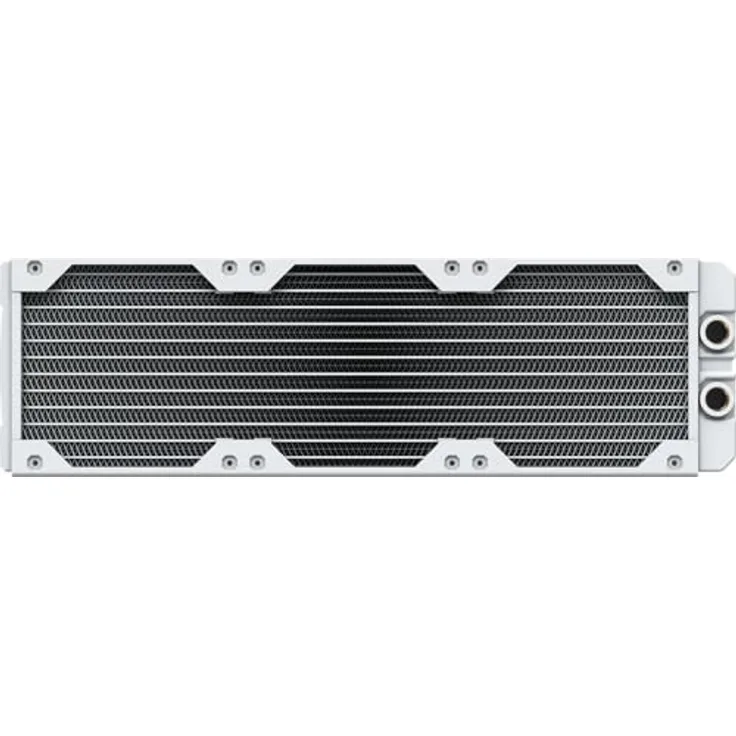 Corsair Hydro X Series XR5 360 V2 Radiator, 360 mm, weiß, Kupfer- und Messing-Aufbau, bis zu 6x 120-mm-Lüfter, Push-Pull-konform, 30 mm dick, 2x G1/4-Anschlüsse