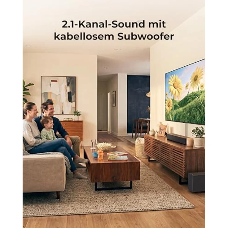 ULTIMEA Soundbar mit kabellosem Subwoofer, 240 W Spitzenleistung, Bluetooth® 6.0 und VoiceMX-Technologie – Bild 2