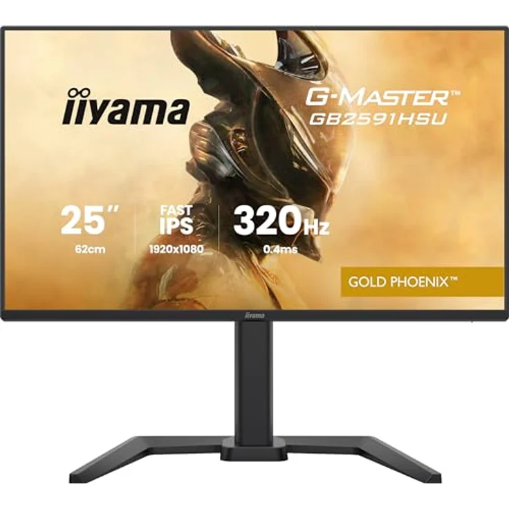 iiyama G-MASTER GB2591HSU-B1, 25“ Fast IPS-Monitor mit 320 Hz Bildwiederholrate und 0.4 ms Reaktionszeit, Schwarz – Bild 2