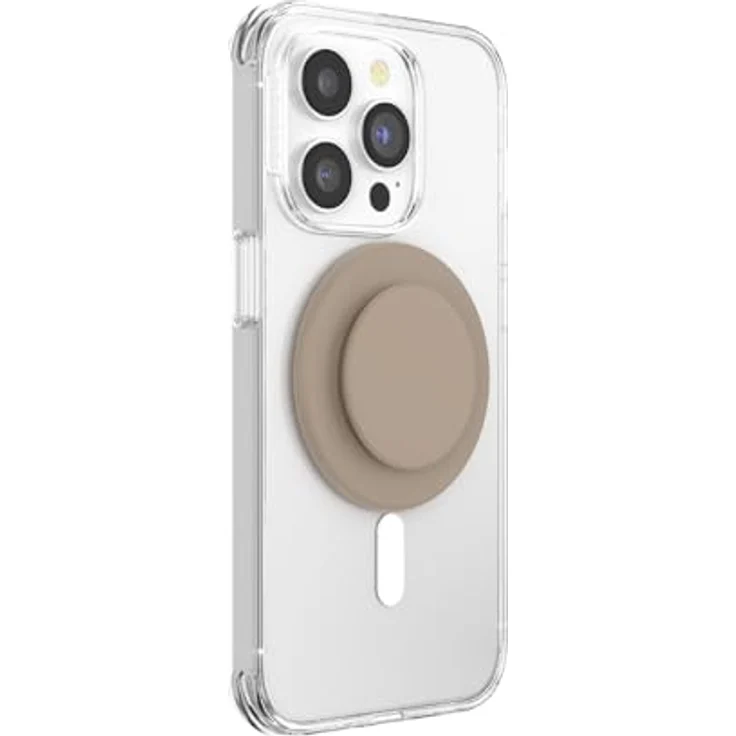PopSockets Phone Grip for MagSafe mit Kickstand, Magnetischem Standfuß, Austauschbarem Top, Sicheren Halt für iPhone MagSafe Hüllen - Soft Touch Latte – Bild 2