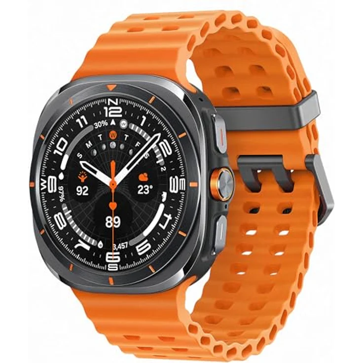 Samsung Galaxy Watch Ultra Smartwatch, Fitness-Uhr, 47 mm, LTE, Titanium Gray, Wasserdicht bis 10 ATM, Dual-GPS, Lange Akkulaufzeit – Bild 1