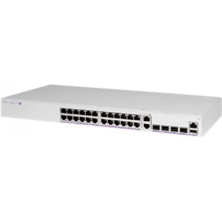 Alcatel LUCENT ENTERPRISE OS6360-PH24, GigE 24-Port Netzwerk Switch mit PoE+ und Layer 3 Switching, bis zu 1 Gbps, 92 Gbps Schaltleistung