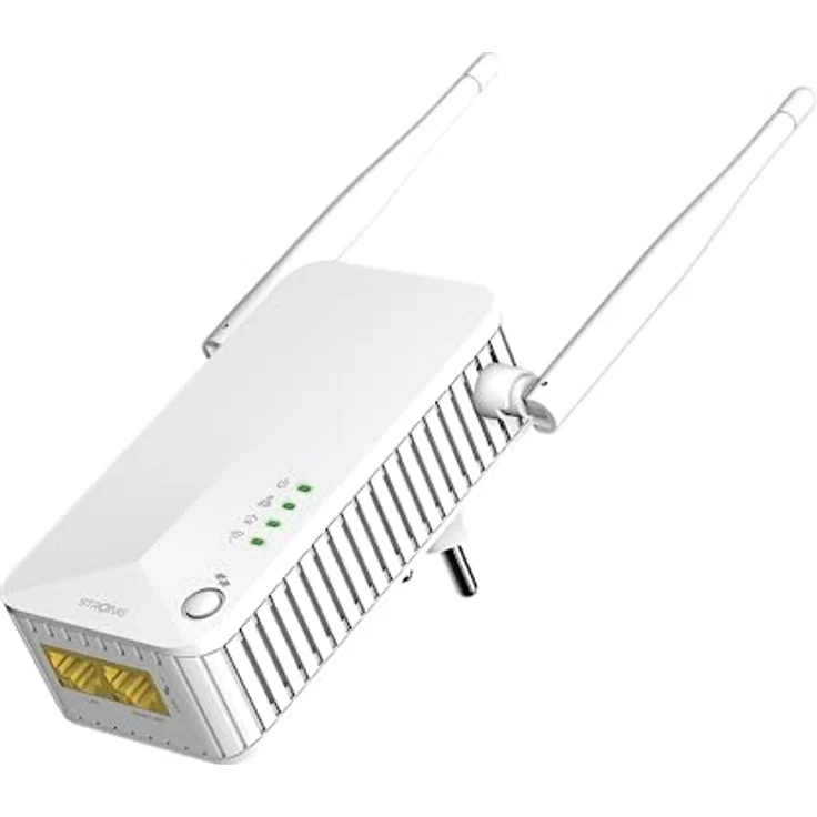 STRONG Powerline WI-FI 600 KIT | Powerline Adapter + Powerlan WLAN Adapter | WLAN Hotspot | bis zu 600 Mbit/s | Reichweite über 300 m – Bild 2