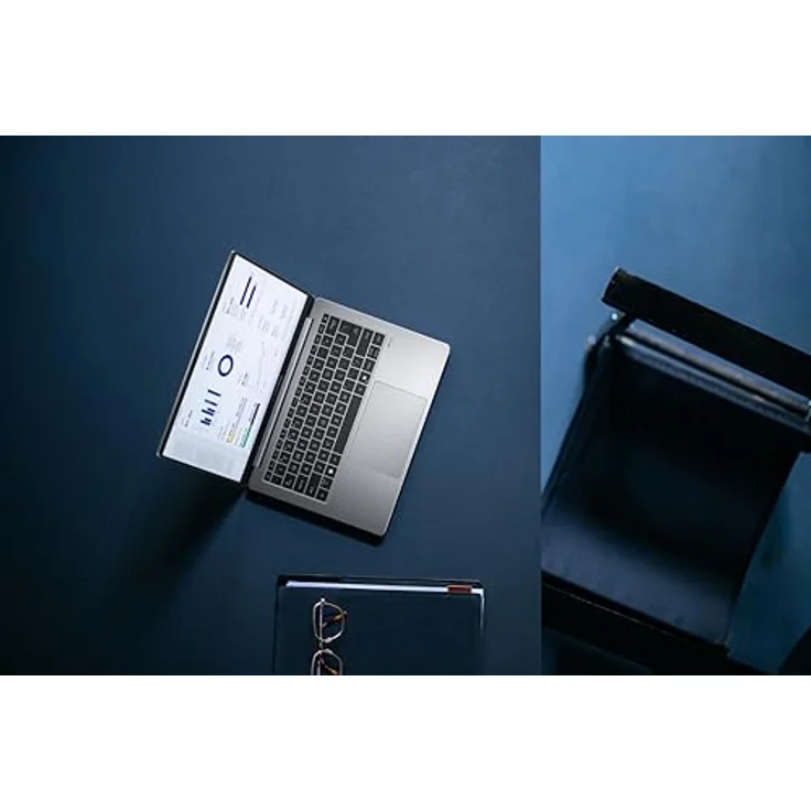 ASUS ExpertBook P5 | 14" WUXGA Display | 16 GB RAM | 512 GGB SSD | Intel Core Ultra | Intel Arc | Windows 11 | QWERTZ Tastatur | Platinum Silver Laptop – Bild 2