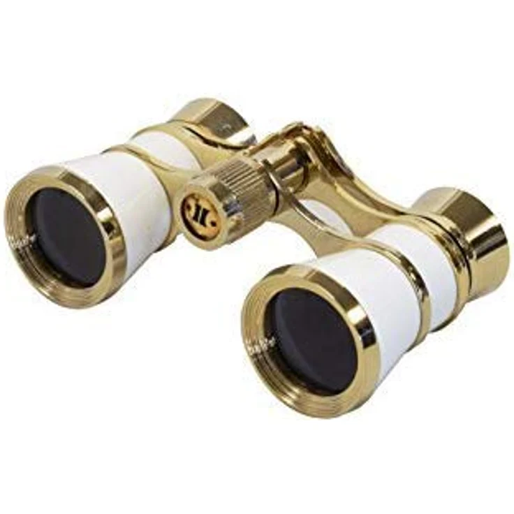 Eschenbach Optik Fernglas Glamour 3x25, kleines Opernglas für Theater oder Konzerte, schimmerndes Perlenweiß – Bild 3