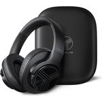 TREBLAB Z2 - Bluetooth-Kopfhörer über Ear | 35H Akkulaufzeit | Aktive Geräuschunterdrückung Kopfhörer mit Mikrofon | Kabellose Kopfhörer für Arbeit, Reisen, TV, PC, Telefonanrufe (Schwarz)