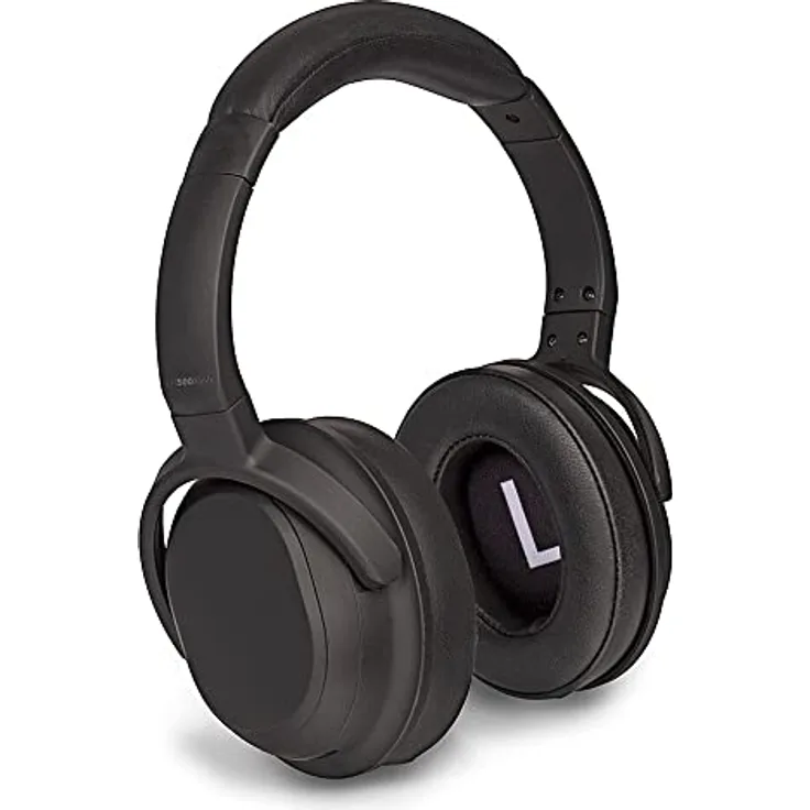 LINDY 73204 LH500XW+ Kabelloser Kopfhörer mit Active Noise Cancelling und aptX, Schwarz