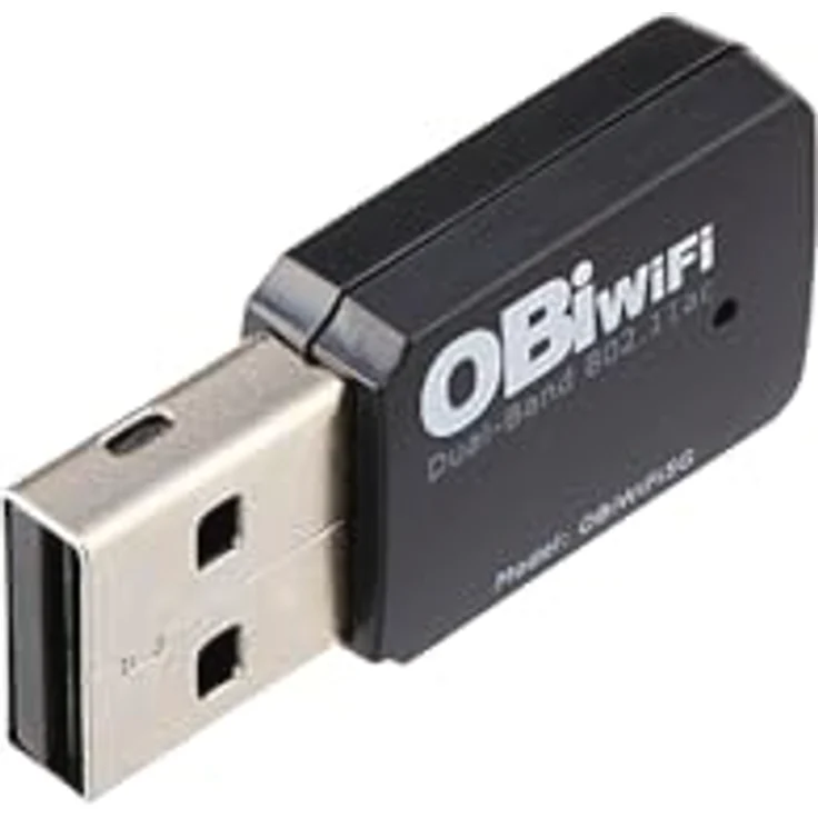 HP OBi Adapter WiFi 5G Wireless-AC USB, vielseitiger WLAN-Stick für VoIP-Geräte mit hoher Sicherheit – Bild 2