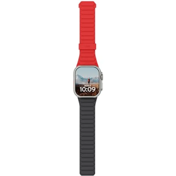 UAG Pathfinder Strap für Apple Watch, 42-49 mm, Ash Grey, Soft-Touch-Silikon mit magnetischem Verschluss – Bild 8