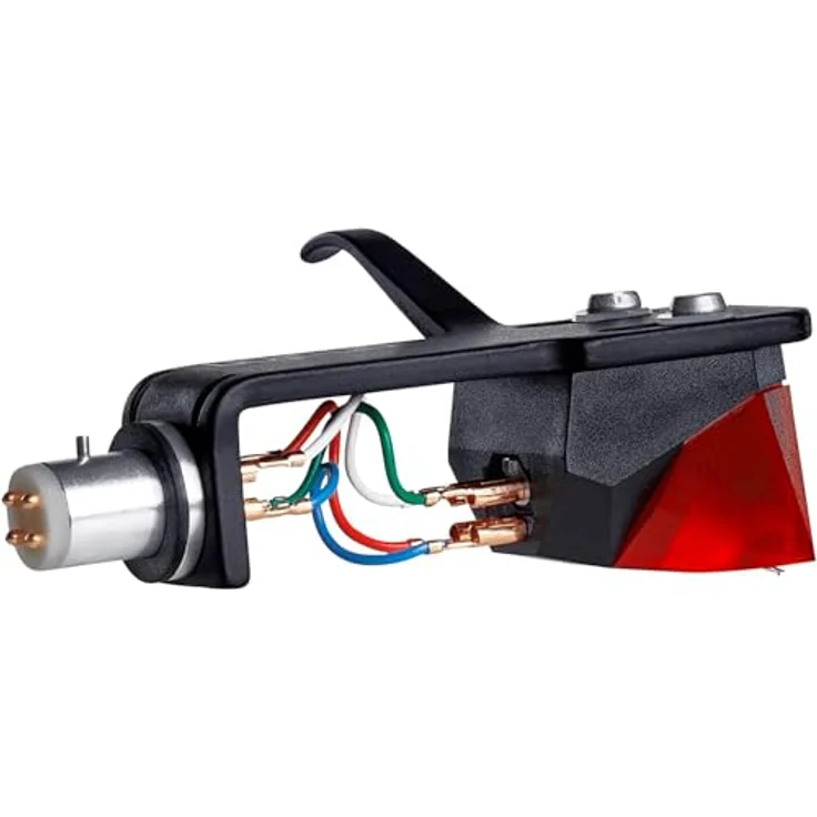 Ortofon 2M Red, Moving Magnet Tonabnehmer mit SH-4 Headshell, rot, 5,5 mV Ausgangsspannung – Bild 2