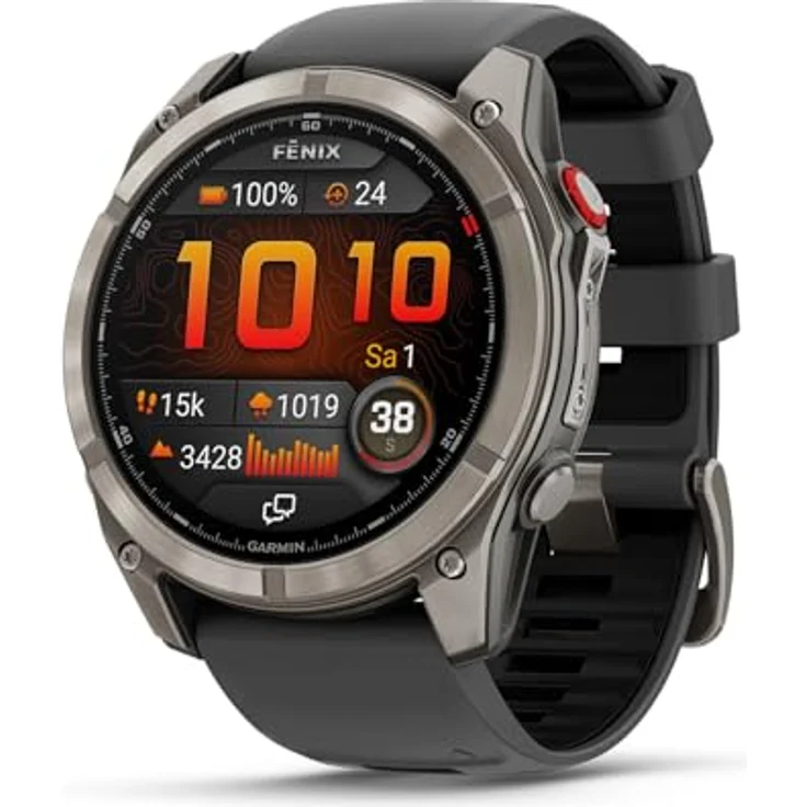 Garmin Fenix 8 Pro (51 mm, 4G), Multisport Smartwatch mit inReach-Technologie und SOS-Notruf-Funktion – Bild 1