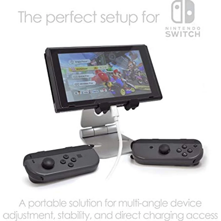 Desire2 Tablette Stand Multi-Angle Portable Halter für Tabletten 7-10 Zoll und Smartphones Leichte Durable Aluminium Body Kompatibel für – Bild 3