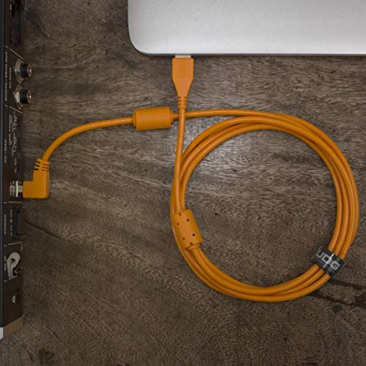 UDG GEAR Kabel USB 2.0 (A-B) abgewinkelt orange 1 m – Audio optimiertes UDG Ultimate Audiokabel für DJs und Produzenten zur Maximierung ihrer Leistung – Bild 3