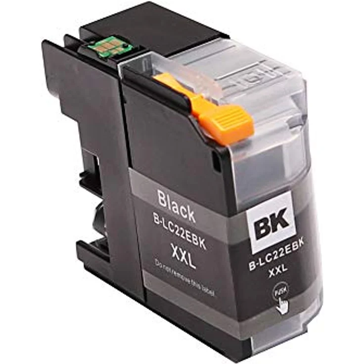 ABC Kompatible Druckerpatrone LC-22E BK, Schwarz für Brother MFC-J5920DW, Alternativ-Tintenpatrone