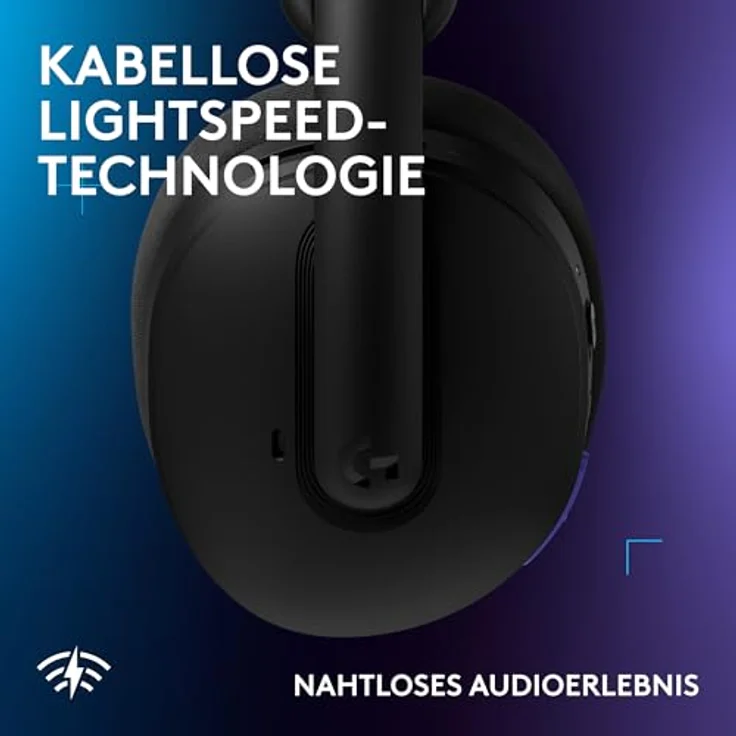 Logitech G325 (Kabellos), Gaming Headset, Schwarz – Bild 4