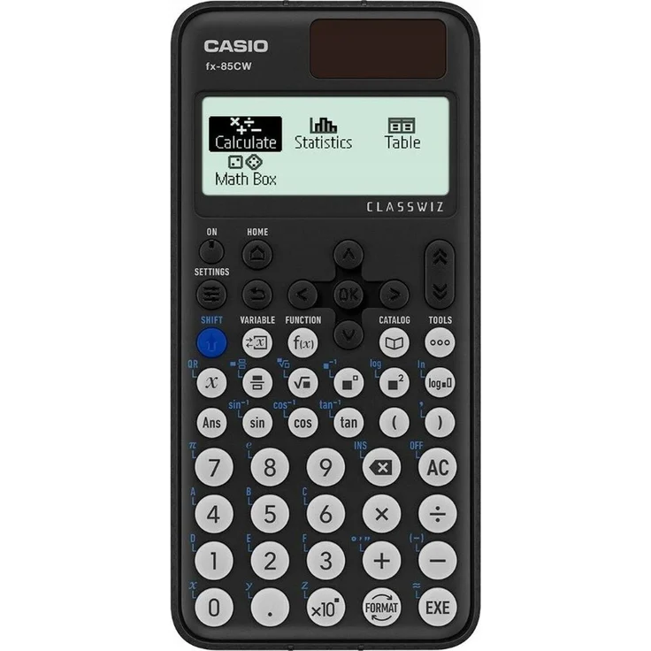 Casio FX-85CW-CH, wissenschaftlicher Taschenrechner mit Solarzellen, 290+ Funktionen, Display mit 4 Graustufen, QR-Code-Funktionalität – Bild 1