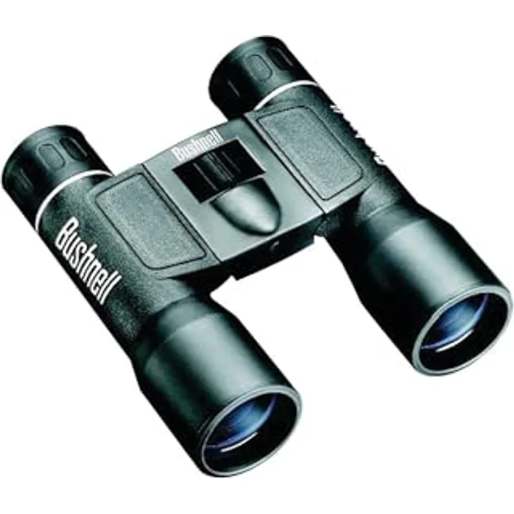 Bushnell Powerview 10 x 32 cm Fernglas für Erwachsene - Schwarz, Dachprisma, mehrfach beschichtet, ideal für Wandern