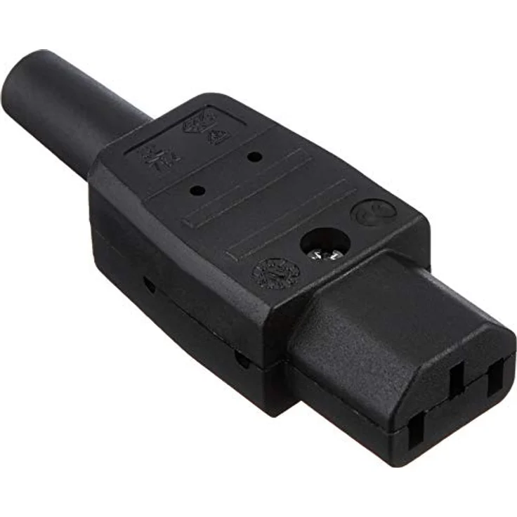 Bachmann 915.170 Kaltgerätedose Nr.794 70 Grad, Schwarz – Bild 1