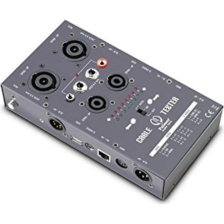 Palmer AHMCTXLV2 Pro Multi-Kabeltester, Schwarz