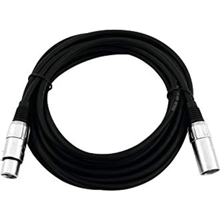 OMNITRONIC XLR Kabel 3pol 10m sw | Audiokabel mit 3-poligen XLR-Verbindern – Bild 2