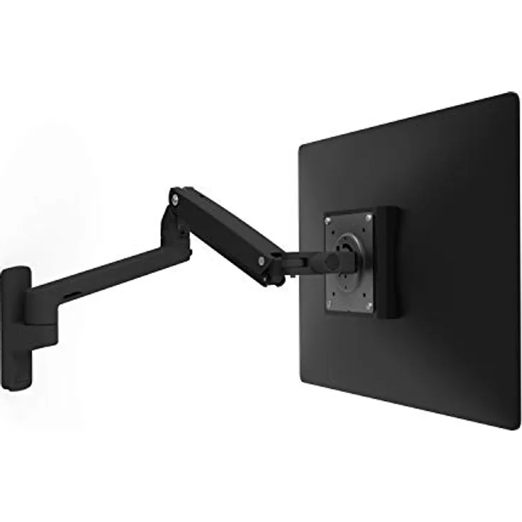 ERGOTRON MXV Monitor Arm in Schwarz - Wandhalterung mit patentierter CF-Technologie für Bildschirme bis ca. 34 Zoll BZW, 3,2-9,1kg, 33cm Höhenverstellung, VESA Standard, 10 Jahre Garantie - Preisvergleich