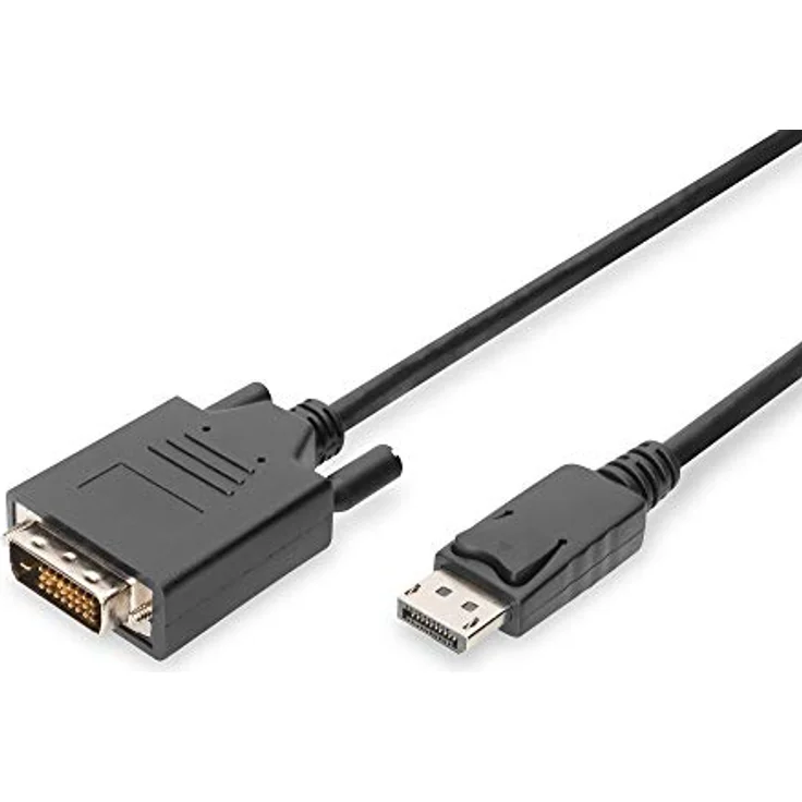 Assmann DisplayPort adapter cable. DP - DVI (24+1) M/M. 5.0m. w/interlock. DP 1.2 compatible. UL. CE. bl (AK-340301-050-S) – Bild 2