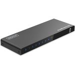 DIGITUS DS-55332 HDMI Switch 5x1 – UHD 4K/60 Hz - HDR, HDCP 2.2, HDMI 2.0 - Für TV, Monitor, PS5, Xbox - Schwarz