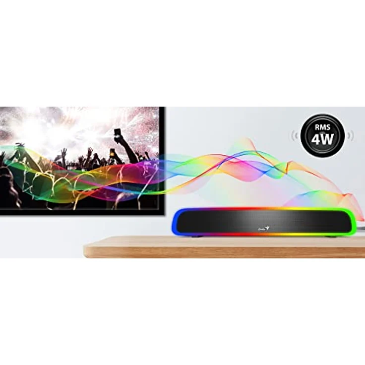 Genius Soundbar Soundbar 200BT Bluetooth 5.1RGB 4 Watt RMS – Bild 4