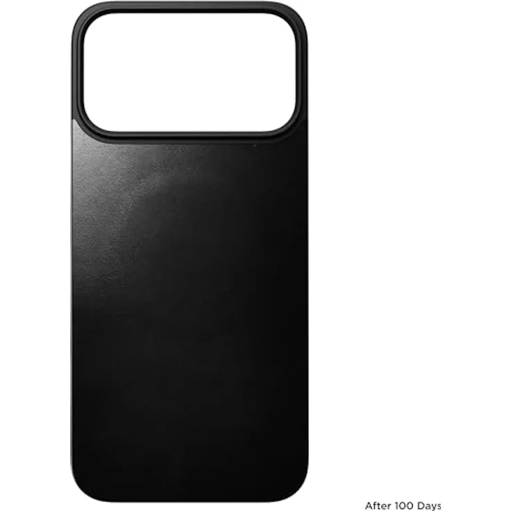 Nomad Magnetic Leather Back, magnetische Hülle aus Horween-Leder für iPhone 17 Pro Max, ultradünnes Design, Schwarz – Bild 3