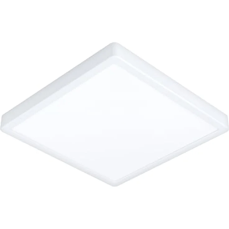 EGLO LED Deckenleuchte Fueva 6, eckige Badezimmer Deckenlampe, IP44, 29 x 29 cm, weiß – Bild 2