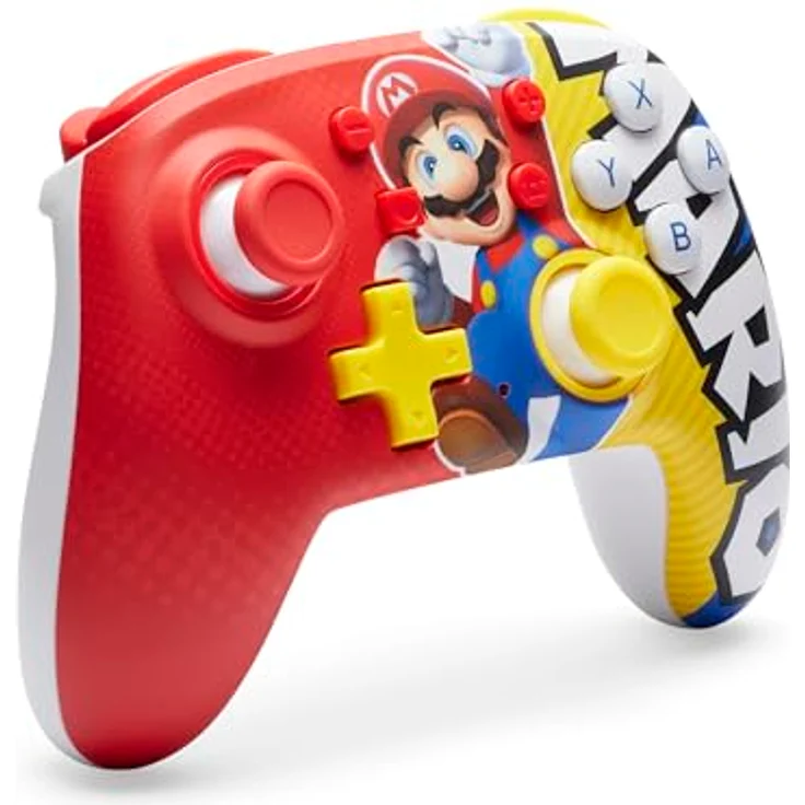 PowerA Nano Verbesserter kabelloser Controller für Nintendo Switch - Mario-Siegmini, Bluetooth 5.0-Technologie, ergonomische Hülle, Bewegungssteuerungen, LED-Anzeige – Bild 3
