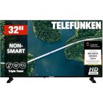 TELEFUNKEN XH32P900S, 32 Zoll HD-Ready LED TV (1366x768 Pixel) mit 80 cm Bildschirmdiagonale, integriertem Triple-Tuner und USB-Mediaplayer