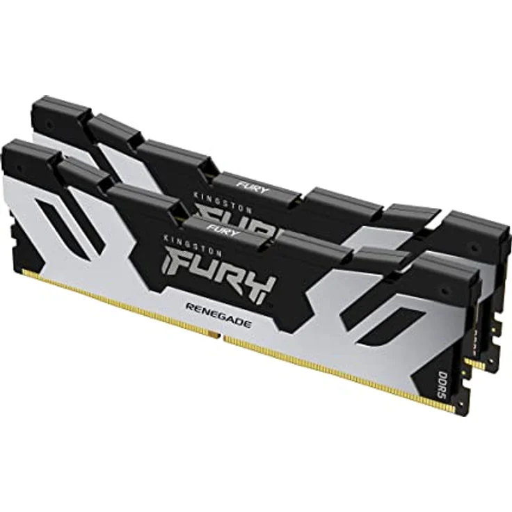 Kingston Fury Renegade KF584CU40RSK2-48 DDR5 Silber/Schwarz XMP 48GB 8400MT/s CL40 CUDIMM Desktop Gaming Speicher Kit - Intel XMP 3.0 zertifiziert – Bild 1